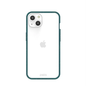 Pela Clear – ekologiškas iPhone 13 dėklas – žalias