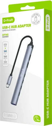 D-Fruit USB hub USB-C DF145 kaina
