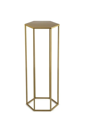 Modernus gėlių stovas, auksinis, 70 cm