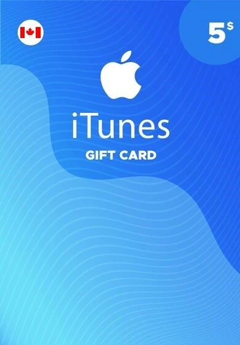 Apple iTunes Gift Card 5 CAD iTunes Key CANADA