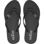 Šlepetės per pirštą Guess E6GZ14 BB00F Juoda