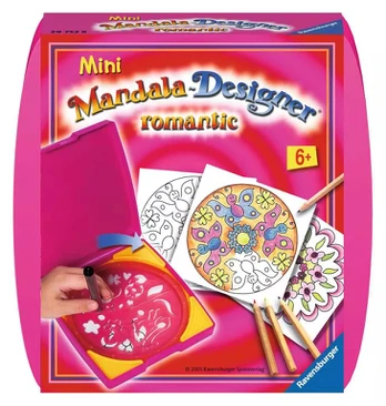 Ravensburger kūrybinis rinkinys „Mini Mandala-Designer: Romantic“, nuo 6 m.
