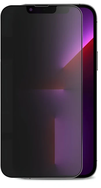 3D MATINĖ PRIVATUMAS Apsauginis stiklas skirtas iPhone 13 Pro Max // iPhone 14 Plus