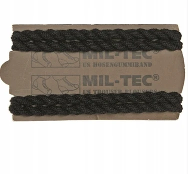 Mil-tec Elastingi kelnių dirželiai, 2 poros, juodi