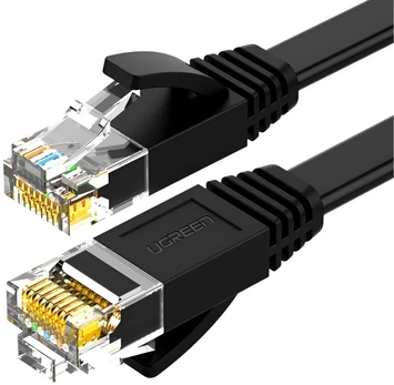 Kabelis RJ45 Ugreen NW102 Cat.6, 30m, płaski (juoda)