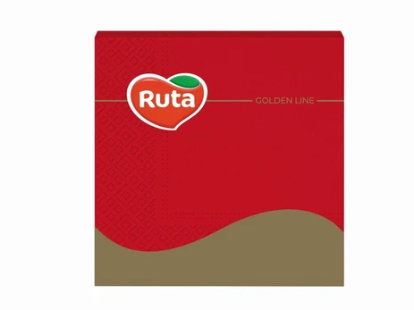 Servetėlės ruta 33х33 20l 3sl raudona