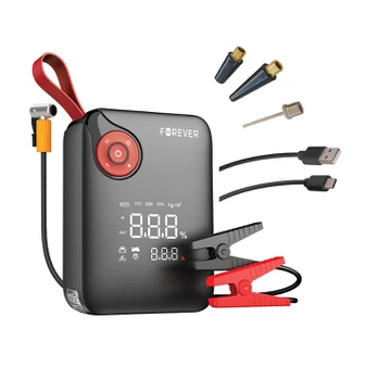 TelForceone Forever jump starter 4in1 JS-400 7200mAh juodas-red