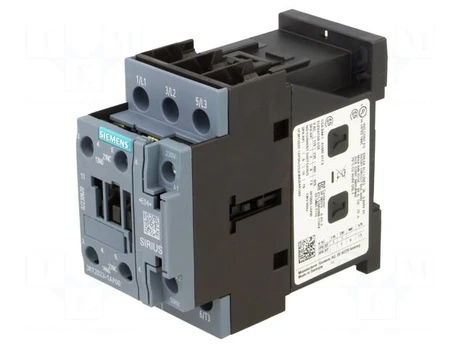 Contactor: 3-pole | NO x3 | Auxiliary contacts: NO + NC | 230VAC | 9A