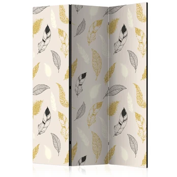Artgeist Pertvara - Golden Feathers [Room Dividers]