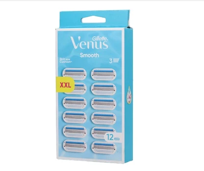 Skustuvo galvutės moterims Gillette Venus Smooth, 12 vnt.