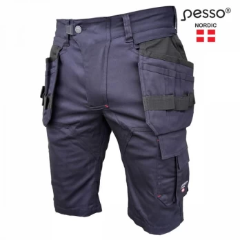 Darbiniai šortai KS215M twill stretch, mėlyna C56, Pesso