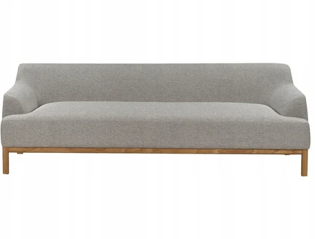 Beliani Trijų vietų sofa SOSJO, šviesiai pilka