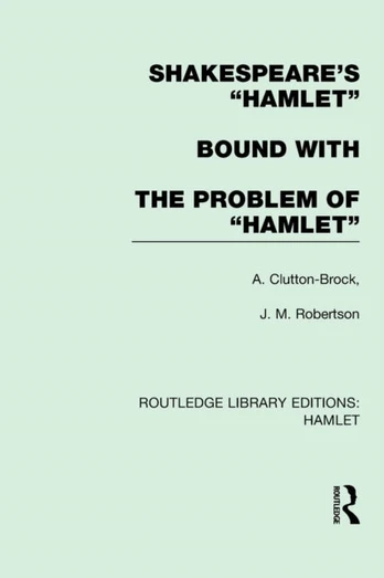 Shakespeare's “Hamlet” bound with The Problem of Hamlet