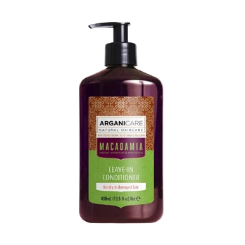 Arganicare, Macadamia, Hair Leave-In Conditioner, maitininantis & Repairing, 400 ml