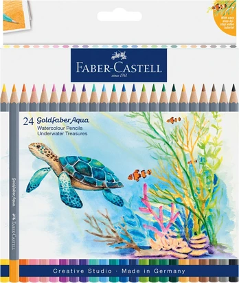 Faber-Castell – WC Pencils GoFa Aqua – 24 pcs. in Box (114617)