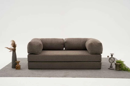 Asir Sofa, Komfortas - Pilka v2, 190x75x95 cm, Pilka