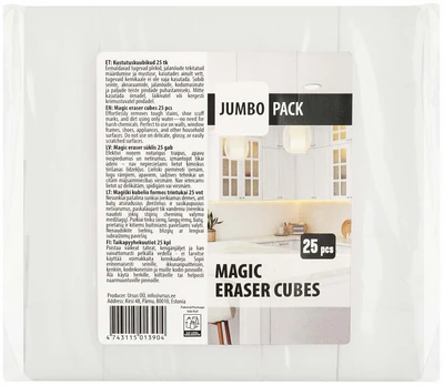 Kempinė valymui Ursus Magic Eraser Cubes, balta sp., 25 vnt.