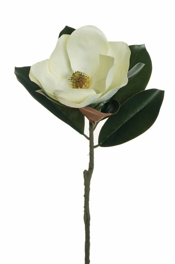 Artificial flower. magnolia. baltas col.. 71 cm