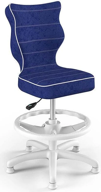 Vaikiška darbo kėdė Petit HC+F Size 4 VS06, 37 x 35 x 95 cm, mėlyna/balta