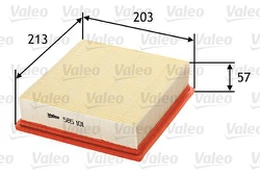Oro filtras VALEO 585101 kaina