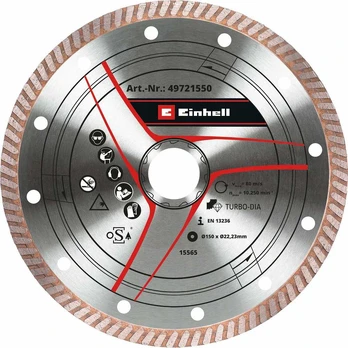 Einhell DEIMANTINIS PJOVIMO DISKAS YPAČ PLONAS 150x1,6 mm 49721550