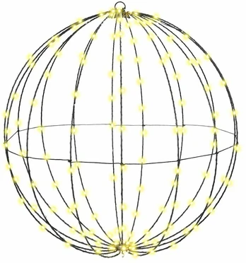 Dovana su 192 LED Šilta balta 60 cm metalas