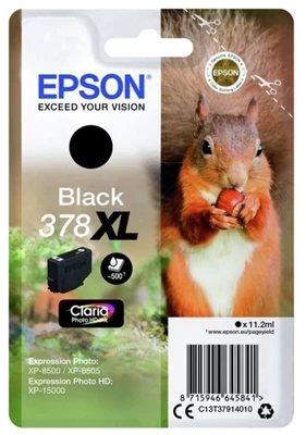 Spausdintuvo kasetė Epson C13T37914010, juoda