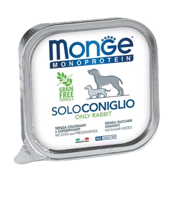Monge Solo konservai šunims su triušiena, 150 g