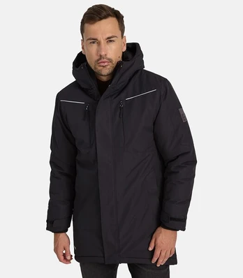 Huppa Vyriškas paltas DUSTIN, black