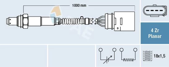 Lambda jutiklis FAE 77404