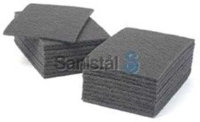 3M Scotch-Brite ark 158x224mm grå meget fin