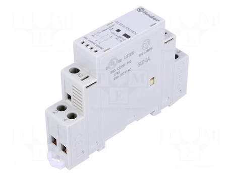 Contactor: 2-pole installation | 25A | 230VAC,230VDC | NC + NO | IP20