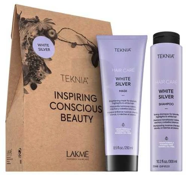 Lakmé Teknia Baltas Sidabrinis Pack 300 ml + 250 ml
