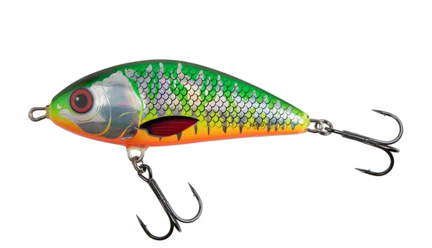Skęstantis vobleris Salmo Fatso, 8 cm, Holo Tiger