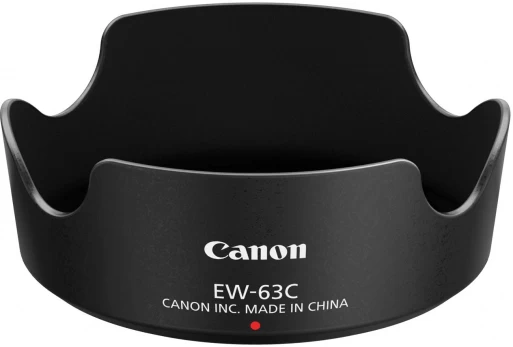 Objektyvas Canon EW-63C foninio apšvietimo apsauga