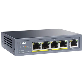 5 prievadų komutatorius CUDY GS1005P