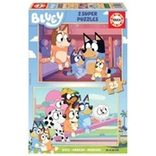 Medinė dėlionė Educa Bluey 19407 kaina