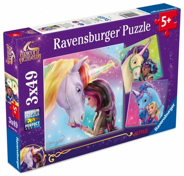 Ravensburger - Unicorn Academy 3x49p (12004163)