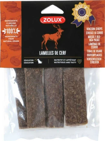 ZOLUX Deer strips - Dog treat - 100g