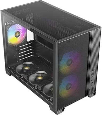 Antec „Case Flux M“ juodas „Micro-ATX ITX“ kompiuterio korpusas