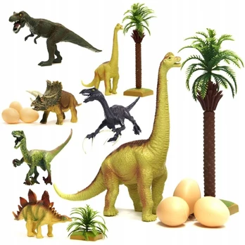 Dinozaurų figūrėlių rinkinys (14 dalių)