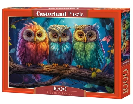 Puzzles 1000 elements Three little Owls