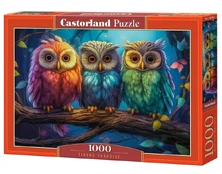 Puzzles 1000 elements Three little Owls kaina