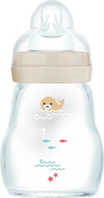 MAM - Feel Good Glass Bottle - Neutral - 170 ml