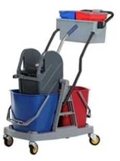 Multi Trolley Pro universalus valytojos vežimėlis 2x17L