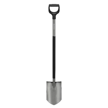 Ergonomic kastuvas smailia briauna pilkas, Fiskars