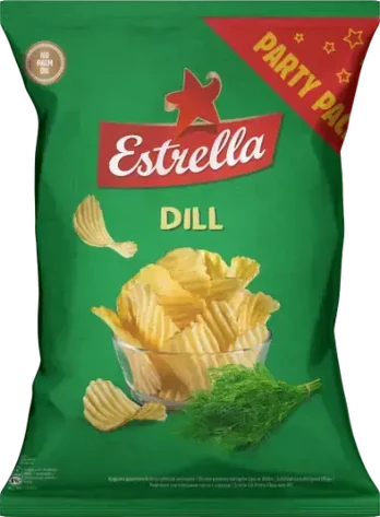 Traškučiai ESTRELLA, su krapais, 180 g