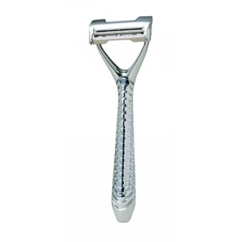 Leaf Shave The Leaf Two Razor Dviašmenis skustuvas, Chrome