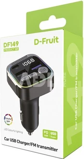 D-Fruit FM transmitter/USB charger DF149