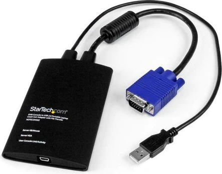 StarTech KVM USB CRASH CART W FILE XFER/.